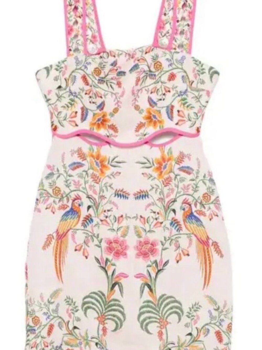 Farm Rio Floral Linen Mini Dress - Picture 6 of 6